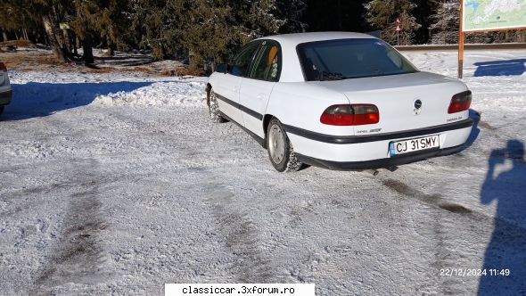 opel omega 2.0i din 1995 mic update n-a murit nimeni, s-a defectat 305000 fara somnic iarna, balena