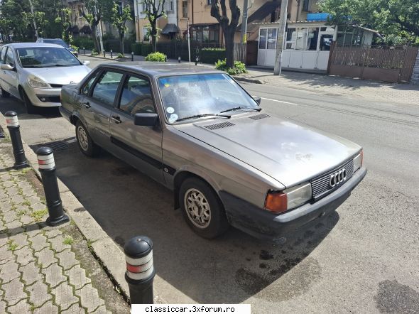 prin arges mai spate, audi 80 