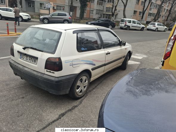 golf mk3 - dungile acelea; probabil că este dintr-o mai sau ceva de genul. scria 