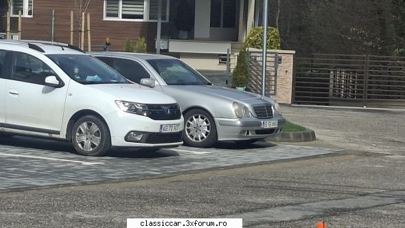 prin arges că tot suntem capitolul mercedes, mai văzut fugă și e-class (prezum)