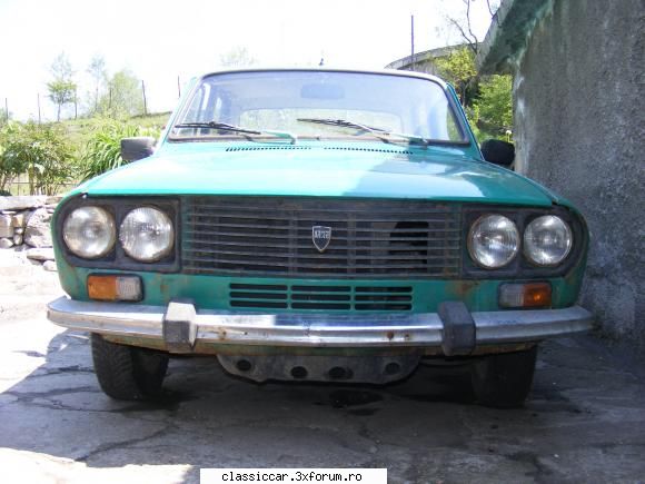 dacia 1300 militie dupa filmari masina arata cam asa: