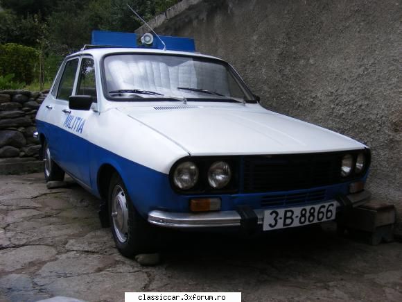 dacia 1300 militie dupa si-au terminat treaba ea...am mai montat plus girofar ...