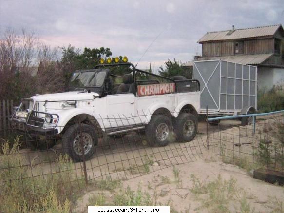 gaz 6x6 rusi remorca ... Admin