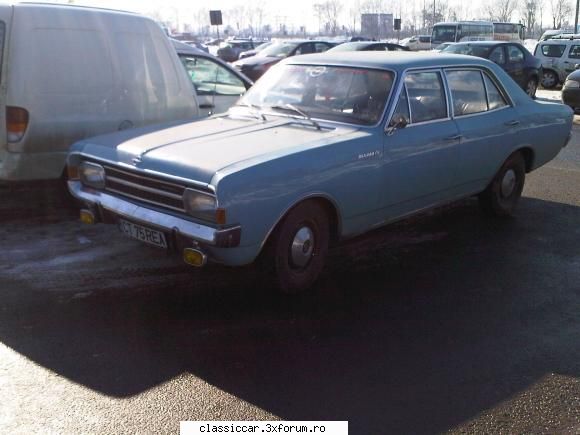 opel rekord 1968 bestia scos nasu afara soare...a spus scuzati prafu peste iarna