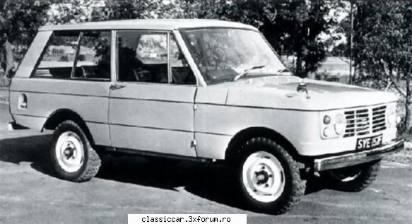 masini clasice velar eight-(v8) land prototip fost fabricat 1967. vehiculul era propulsat motor