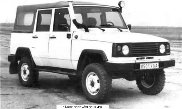 masini clasice uaz 3172, prototip prezentat sfarsitul anilor '80, inlocuitor modelului uaz 469.