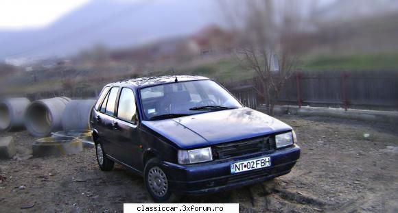 fiat tipo imi prezint tigaia fiat tipo: 1108 cm3(mic dar bleu metal-bord nasul meu.masia mine din