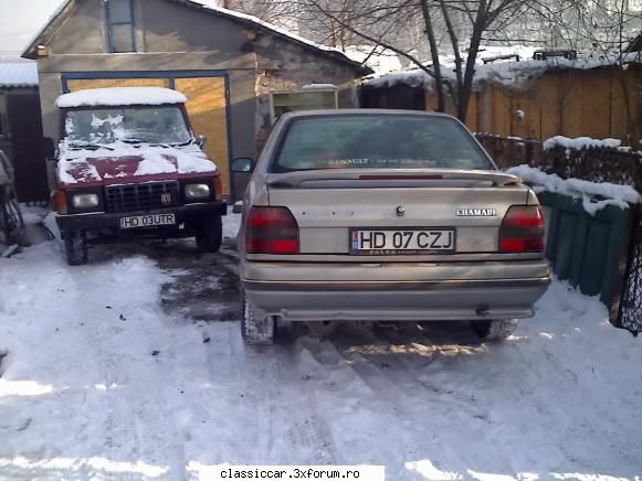 dacia 1100 amb13 haideti arat celelalte doua masini ale mele, aro renault chamade, poza facuta azi,