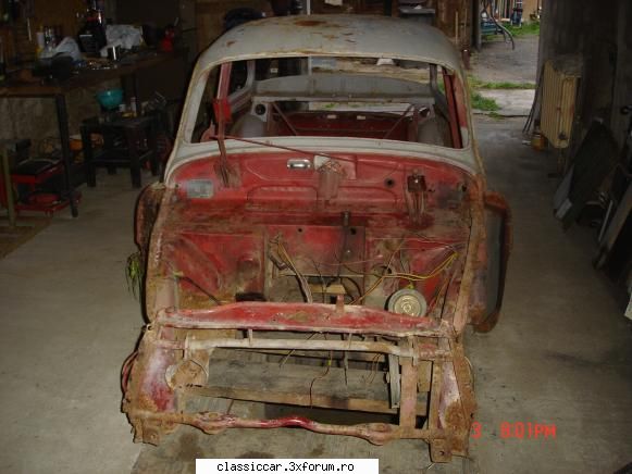 skoda octavia 1962 caroseria adusă atelier.