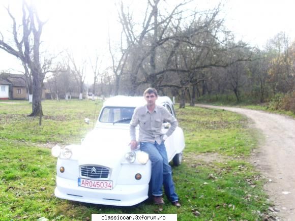 sunt nou voi numesc teaha sorin sunt din arad pic mai mult inclinatie pentru masinile 2cv care dau