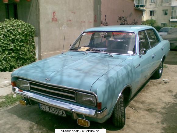 opel rekord 1968 bleu  se  cind  ma  dau  cu 