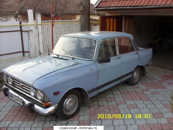 moskvich 408 ultima poza !!!! asa arata inainte pune mana ea! era masina unui batranel care abia s-a