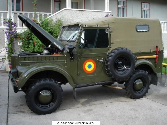 primul nascut... aro 461 fabricatie 1969- motor benzina 2495 cmc- 1000 parcursi- stoc mapn- fosta