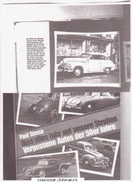 mitul 2012 intre realitate alta carte .in aceasta carte sint masini serie mica facbricat apare opel
