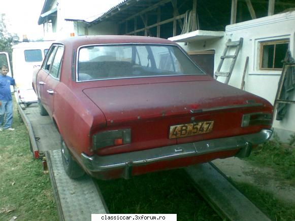 opel rekord 1968 bestia rosie pregateste plece de  la 