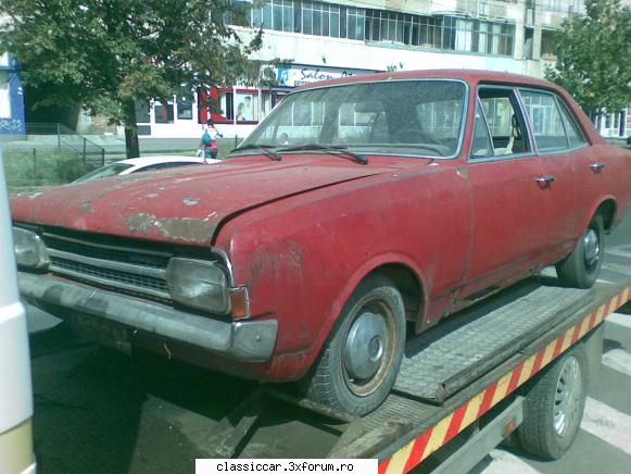 opel rekord 1968 drum  bucurestii
