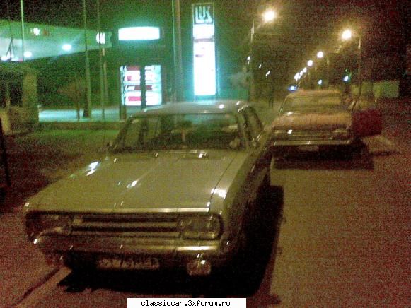 opel rekord 1968 bestia bleu  o  sa  in  parcare daca  este  noapte