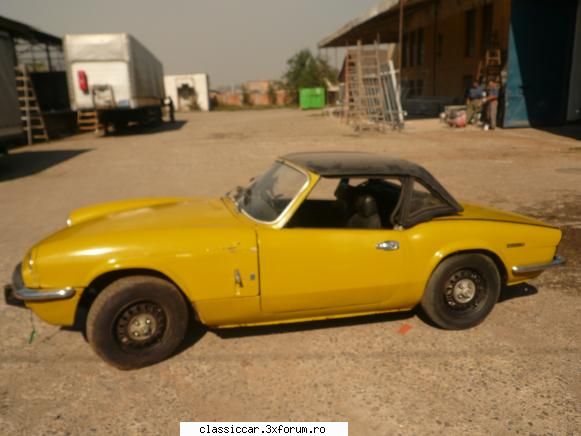 triumph spitfire recent triumph spitfire din anglia necesita restaurare masina fabricata 1973 are