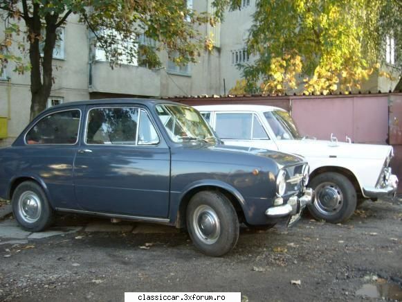 fiat 1800b poza comuna cele doua fiat-uri