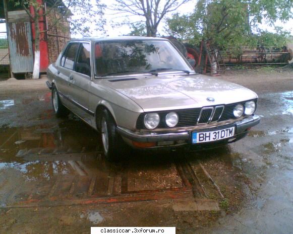 bmw 524td '83... m-am prezentat, acum vine randul are niciun fel nici avea cat timp meu. incercat