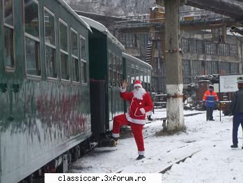 hunedoara ,mos craciun vine locomotiva abur mosul porneste drum