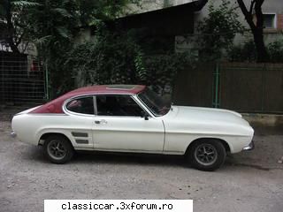 ford capri mk1 masina are motor 1,6 .inital avut 1,7.am inceput curat vopseaua aripi demontat