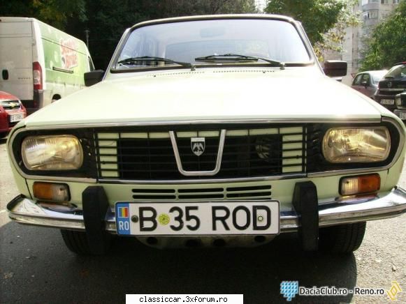dacia 1300,din '74 din fire sunt bmw-ist inrait dar dau laturi cand vad masina sau nu..asa anu