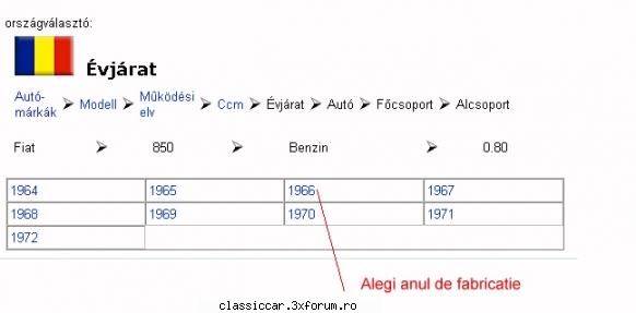 magazine piese cataloage on-line pas 5alegi anul fabricatie (am ales 1966) Admin