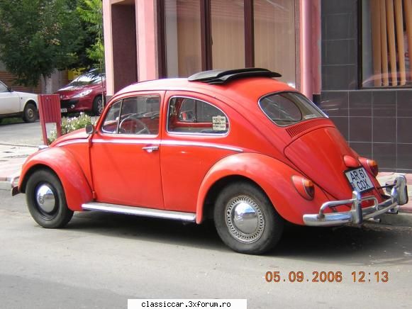 1961 Orange VW1200 Ragtop - Original alba acum e portocalie iar motorul - Prezentare masini