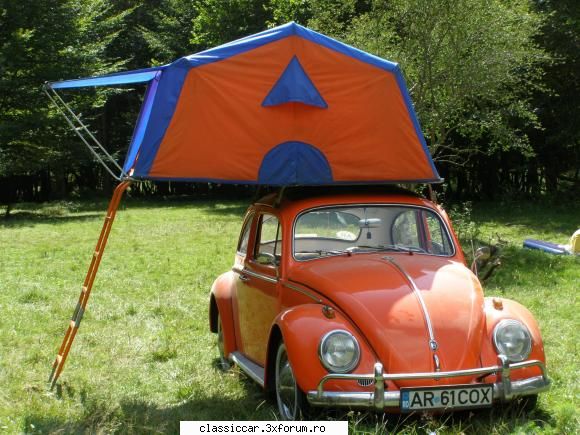 1961 Orange VW1200 Ragtop - pt a se potrivi pe masina au fost necesare mici - Prezentare masini