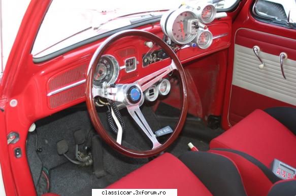 1965 Cal Look Bug Turbo - Interior simplu si de bun gust! - Din lumea larga
