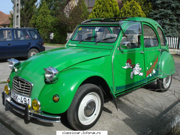 2 CV green ...sauss ente - cv2adi - Prezentare masini