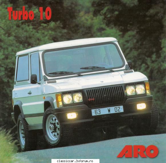 ARO Turbo 10 - Export pentru Franta - File de istorie