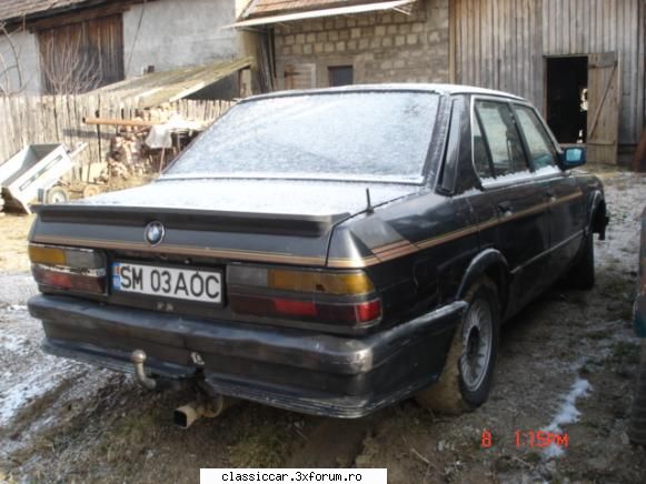 A fost odată...BMW 524td 1985 - Petrişor - Reconditionari si Restaurari