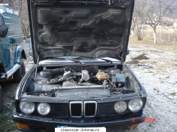 A fost odată...BMW 524td 1985 - Compartiment motor - Reconditionari si Restaurari