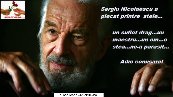 A murit un mare actor! - Odihneasca-se in Pace ! - Discutii libere