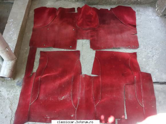Accesorii dacia - mocheta de interior rosie 120 lei volan Peugeot - Vanzari  piese si accesorii