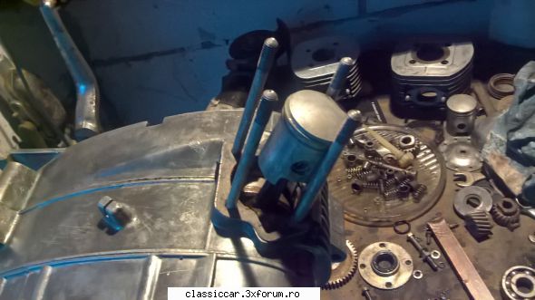 Actiunea ,,Mobra'' - Stadiu dupa montare capac dreapta, reglare cursa - Reconditionari si Restaurari