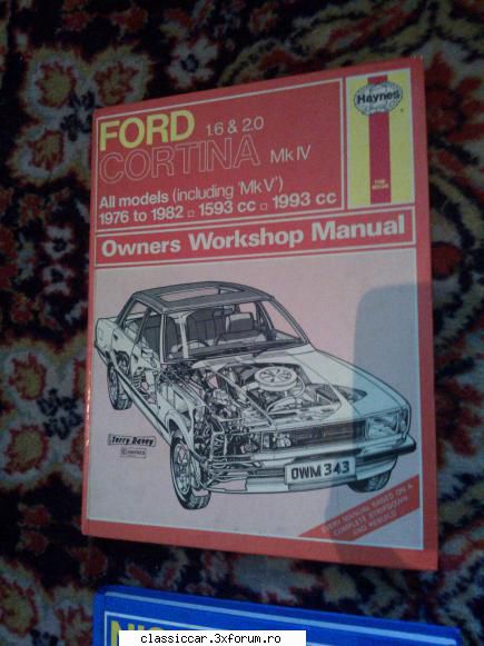 Aduc pe comanda manuale auto Haynes etc - Ford Cortina MK IV si V - Vanzari- cumparari carti si reviste auto