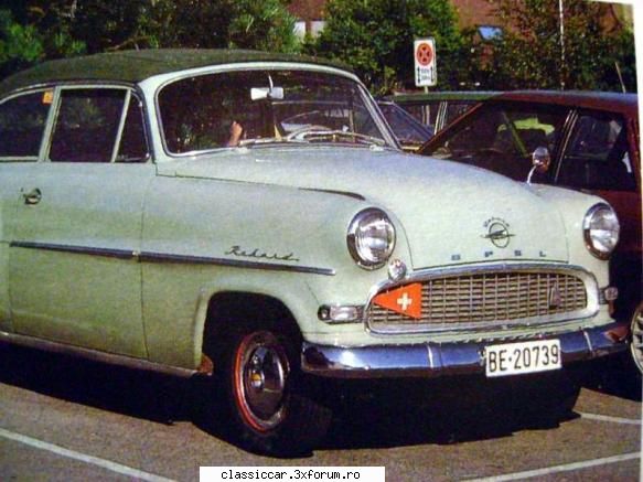 Ajutor identificare semnalizari auto - Opel Olympia Rekord 1956 - Coltul Tehnic