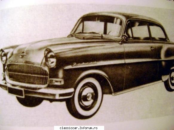 Ajutor identificare semnalizari auto - Opel Olympia Rekord 1957 Asta seamana cel mai - Coltul Tehnic
