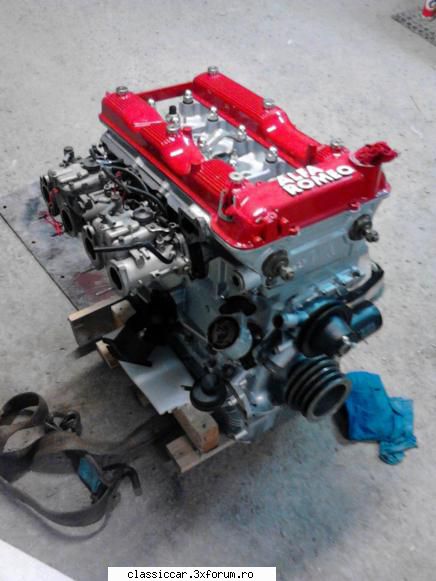 Alfa Romeo 75 2.0 - in sfarsit motorul .... bun de introdus - Reconditionari si Restaurari