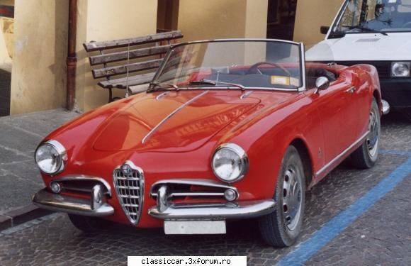 Alfa Romeo Giulietta Spider - azi am vazut in zorilor un ALfa Romeo Giulietta - Am vazut prin Cluj-Napoca