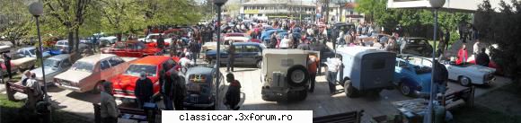 Am reprezentat Romania la BELGRAD - poza panoramica cu cele 160 de masini - Arhiva evenimente 2011