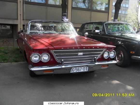 Am reprezentat Romania la BELGRAD - Chrysler NewYOrker - Arhiva evenimente 2011