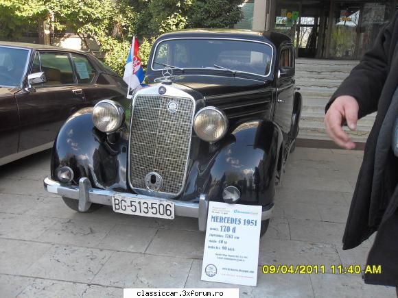Am reprezentat Romania la BELGRAD - mercedes sd 170 - Arhiva evenimente 2011
