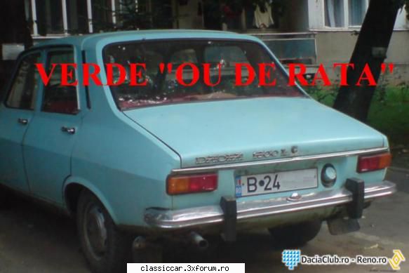Am vazut prin Bucuresti - verdele ou de rata se numeste si este culoarea - Am vazut prin Romania