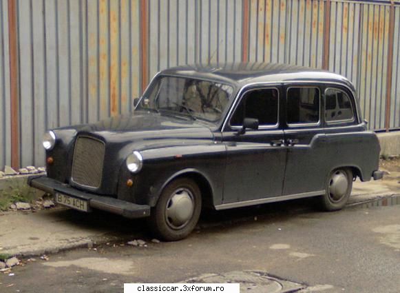 Am vazut prin Bucuresti - Drumul Taberei, Bucuresti. Austin FX4 Fairway - Am vazut prin Romania