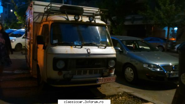 Am vazut prin Bucuresti - Fiat 238,un camper pe care l-am zarit acum 2 zile - Am vazut prin Romania