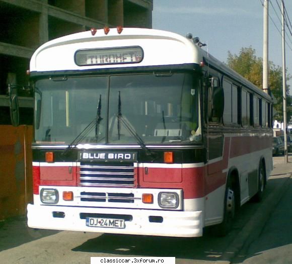 Am vazut prin Craiova - Autobuz Blue Bird. Acelasi model l-am vazut si in - Am vazut prin Romania